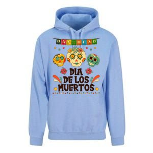 Day Of The Dead Dia De Los Muertos Sugar Skulls Unisex Surf Hoodie