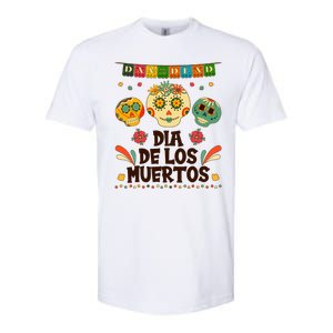 Day Of The Dead Dia De Los Muertos Sugar Skulls Softstyle CVC T-Shirt