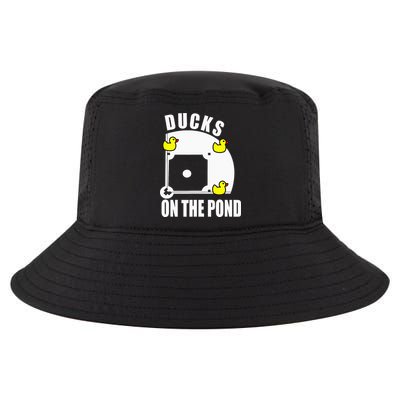 Ducks on the Pond Baseball funny sports Player Cool Comfort Performance Bucket Hat