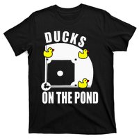 Ducks on the Pond Baseball funny sports Player T-Shirt