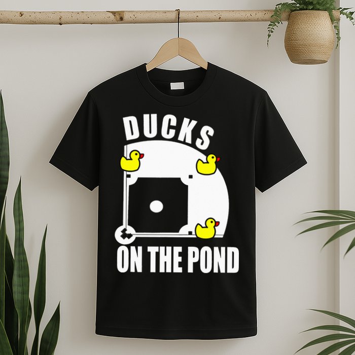 Ducks on the Pond Baseball funny sports Player T-Shirt