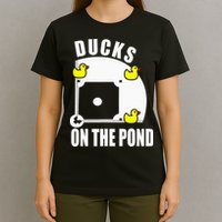 Ducks on the Pond Baseball funny sports Player T-Shirt