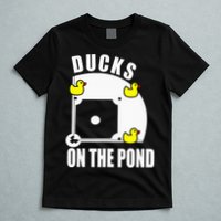 Ducks on the Pond Baseball funny sports Player T-Shirt