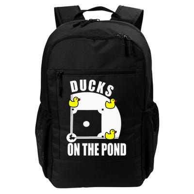 Ducks on the Pond Baseball funny sports Player Backpack