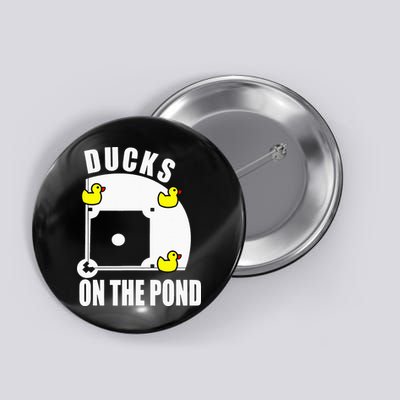 Ducks on the Pond Baseball funny sports Player Button