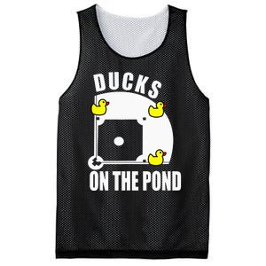 Ducks on the Pond Baseball funny sports Player Mesh Reversible Basketball Jersey Tank