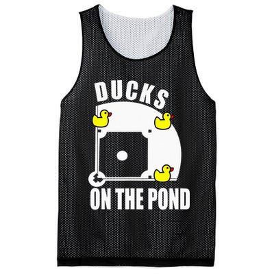 Ducks on the Pond Baseball funny sports Player Mesh Reversible Basketball Jersey Tank
