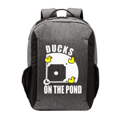 Ducks on the Pond Baseball funny sports Player Vector Backpack