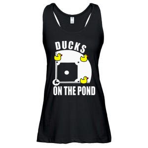 Ducks on the Pond Baseball Ladies Essential Flowy Tank