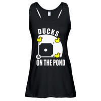 Ducks on the Pond Baseball Ladies Essential Flowy Tank