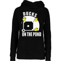 Ducks on the Pond Baseball Womens Funnel Neck Pullover Hood