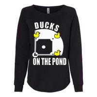 Ducks on the Pond Baseball Womens California Wash Sweatshirt