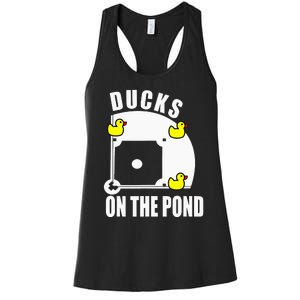 Ducks on the Pond Baseball Women's Racerback Tank