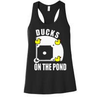 Ducks on the Pond Baseball Women's Racerback Tank