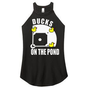 Ducks on the Pond Baseball Women's Perfect Tri Rocker Tank