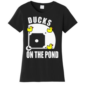 Ducks on the Pond Baseball Women's T-Shirt