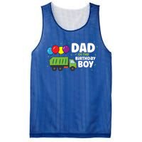 Dad Of The Birthday Garbage Truck Gift Mesh Reversible Basketball Jersey Tank