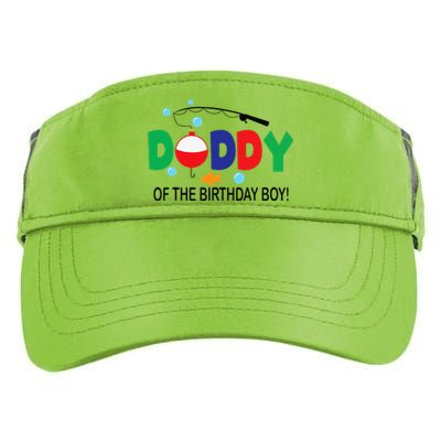 Daddy Of The Birthday 1st Birthday Fishing Theme Adult Drive Performance Visor