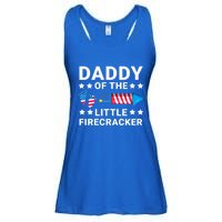 Dad Of The Little Firecracker 4th Of July Dad Future Father Gift Ladies Essential Flowy Tank