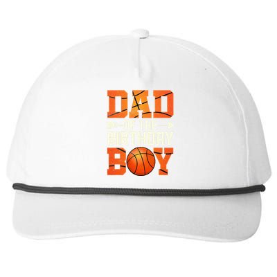 Dad Of The Birthday Basketball Father Daddy Funny Snapback Five-Panel Rope Hat