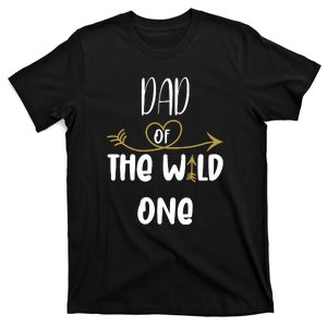 Dad Of The Wild One Funny 1st Birthday Safari Gift T-Shirt