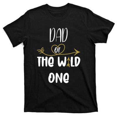 Dad Of The Wild One Funny 1st Birthday Safari Gift T-Shirt