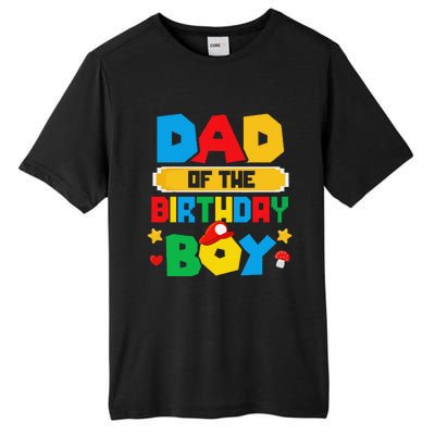 Dad Of The Birthday Boy Game Gaming Dad And Mom Family Tall Fusion ChromaSoft Performance T-Shirt