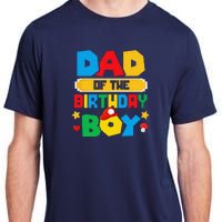 Dad Of The Birthday Boy Game Gaming Dad And Mom Family Adult ChromaSoft Performance T-Shirt