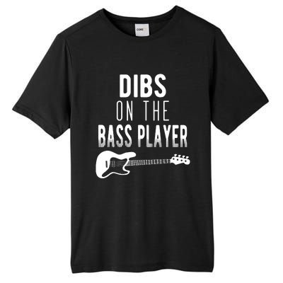 Dibs On The Bass Player For Bassists Tall Fusion ChromaSoft Performance T-Shirt