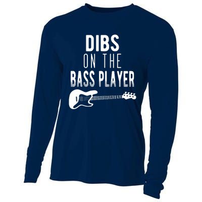 Dibs On The Bass Player For Bassists Cooling Performance Long Sleeve Crew