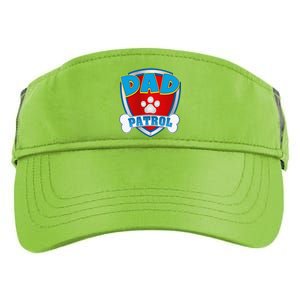 Dad Of The Birthday Boy Girl Dog Paw Family Matching Adult Drive Performance Visor