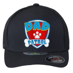 Dad Of The Birthday Boy Girl Dog Paw Family Matching Flexfit Unipanel Trucker Cap