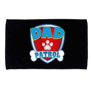 Dad Of The Birthday Boy Girl Dog Paw Family Matching Microfiber Hand Towel