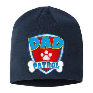 Dad Of The Birthday Boy Girl Dog Paw Family Matching Sustainable Beanie