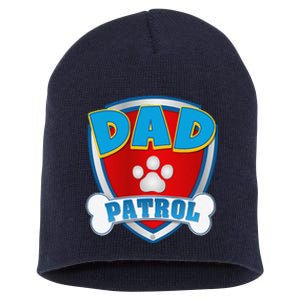 Dad Of The Birthday Boy Girl Dog Paw Family Matching Short Acrylic Beanie