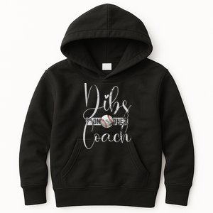 Dibs On The Coach Baseball For Baseball Coach Wife Women Kids Hoodie