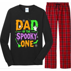 Dad Of The Spooky One Year Old Father Halloween Cute Gift Long Sleeve Pajama Set