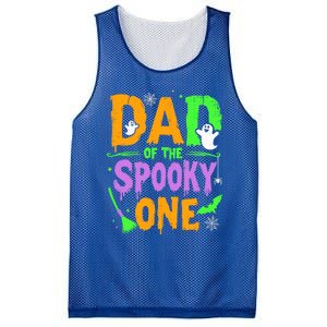 Dad Of The Spooky One Year Old Father Halloween Cute Gift Mesh Reversible Basketball Jersey Tank