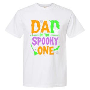 Dad Of The Spooky One Year Old Father Halloween Cute Gift Garment-Dyed Heavyweight T-Shirt