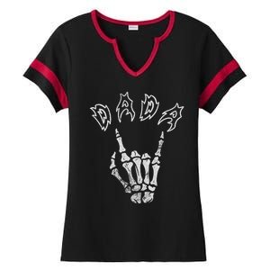 Dada Of The Bad Two The Bone 2 Years Old Birthday Boy Girl Ladies Halftime Notch Neck Tee