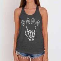 Dada Of The Bad Two The Bone 2 Years Old Birthday Boy Girl Women's Knotted Racerback Tank