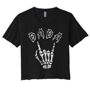 Dada Of The Bad Two The Bone 2 Years Old Birthday Boy Girl Women's Crop Top Tee