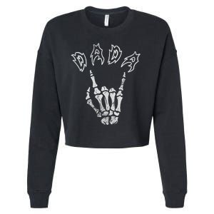 Dada Of The Bad Two The Bone 2 Years Old Birthday Boy Girl Cropped Pullover Crew