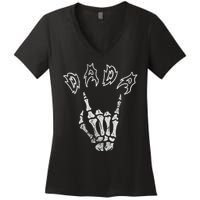 Dada Of The Bad Two The Bone 2 Years Old Birthday Boy Girl Women's V-Neck T-Shirt