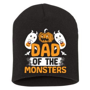 Dad Of The Monsters For Halloween Party Short Acrylic Beanie