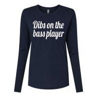 Dibs On The Bass Player Funny Gift For Women Tee Womens Cotton Relaxed Long Sleeve T-Shirt