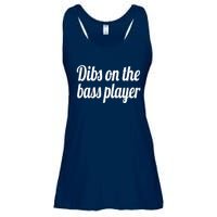 Dibs On The Bass Player Funny Gift For Women Tee Ladies Essential Flowy Tank