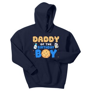 Daddy Of The Birthday Boy Milk And Cookies 1st Birthday Kids Hoodie