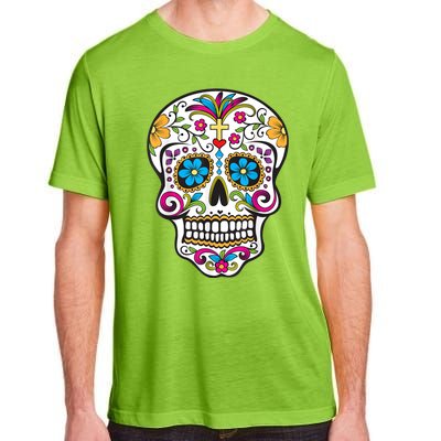 Day Of The Dead Sugar Skull Adult ChromaSoft Performance T-Shirt