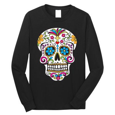 Day Of The Dead Sugar Skull Long Sleeve Shirt